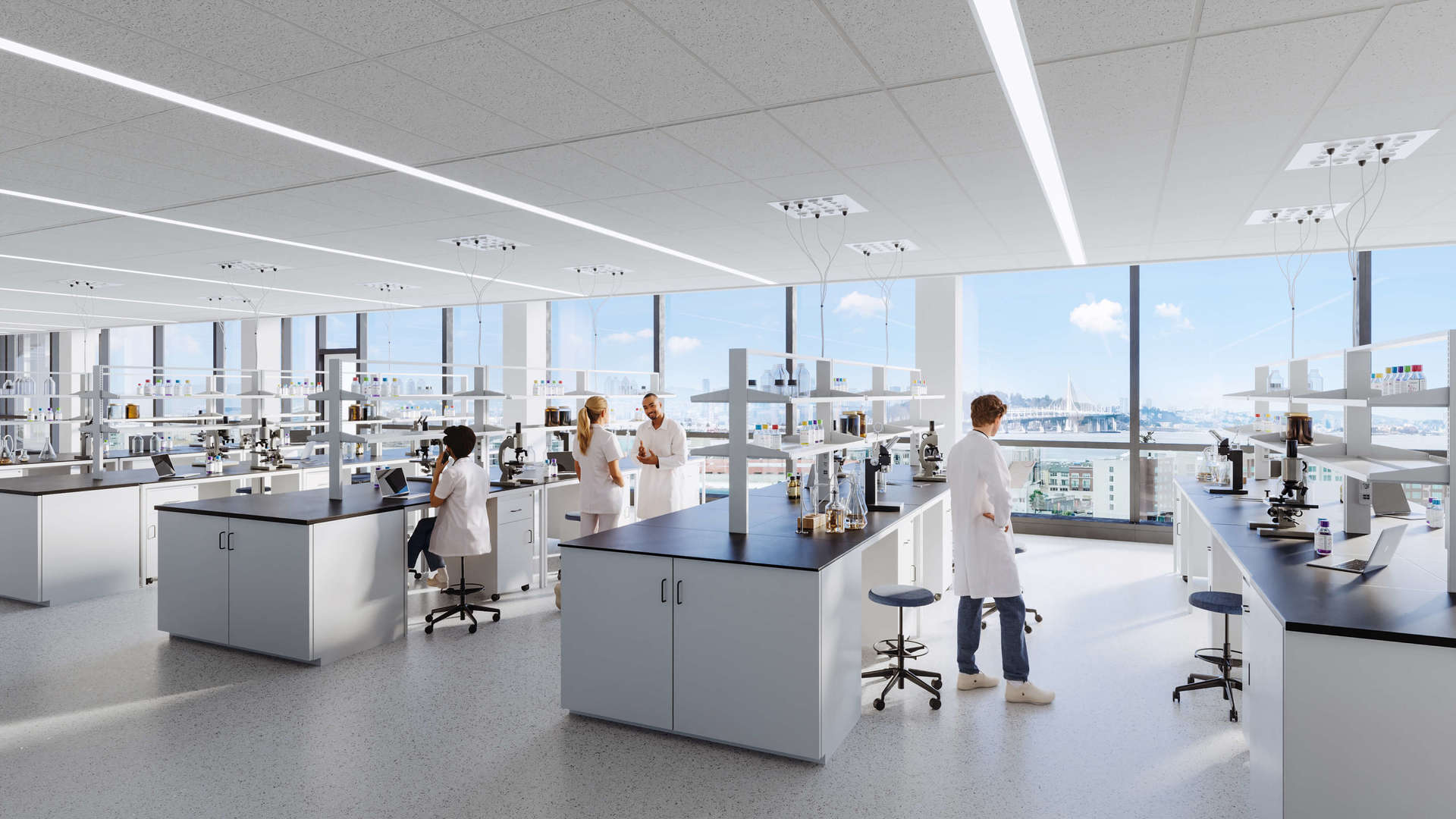 Innovate in modern lab space